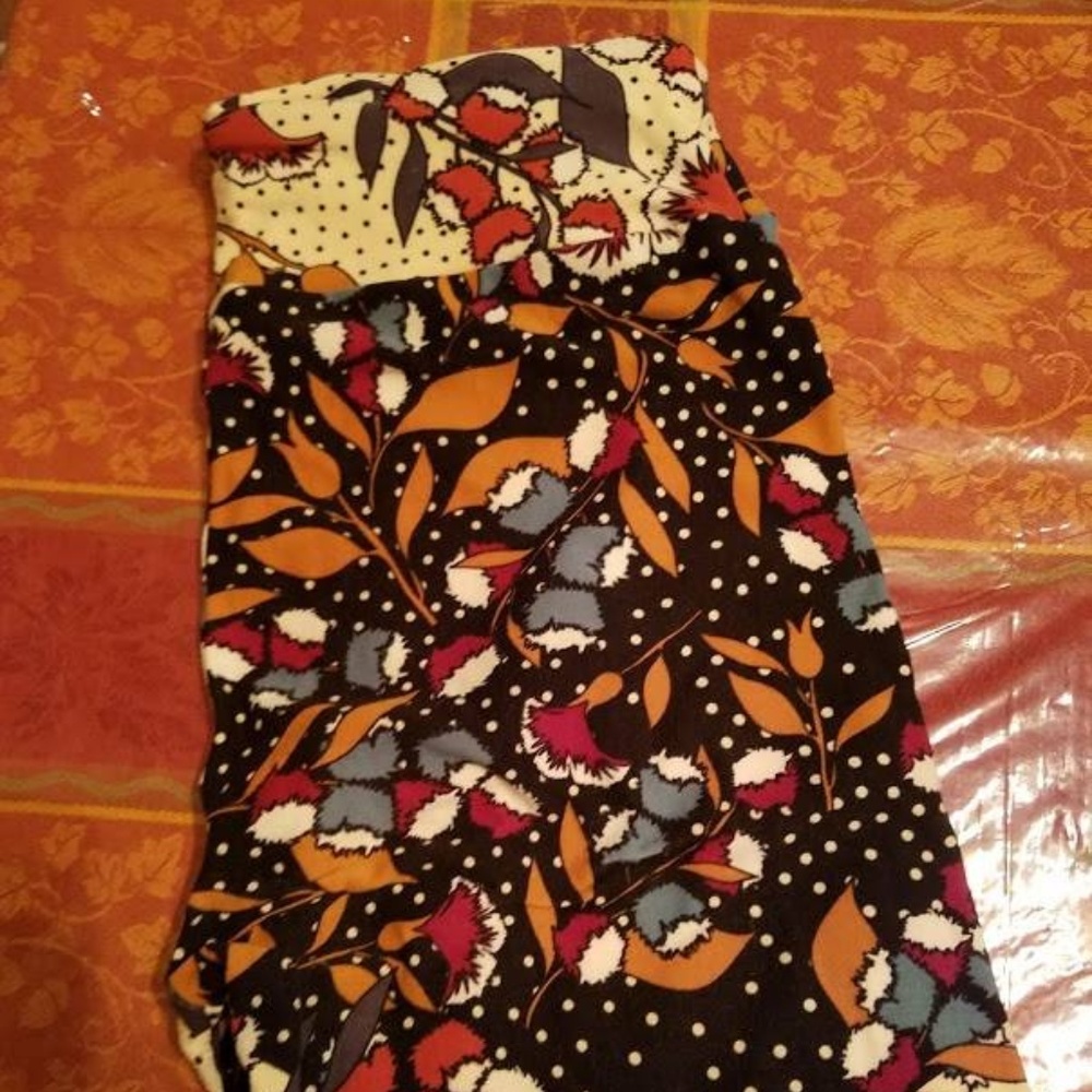 LulaRoe OS Floral Leggings